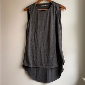 Gray comfy tank top